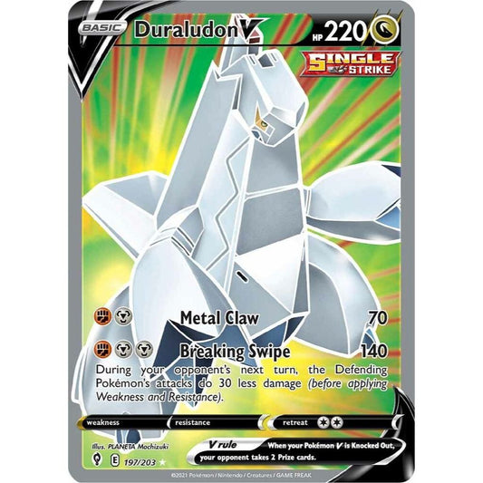 Duraludon V 197/203 Full Art Evolving Skies NM