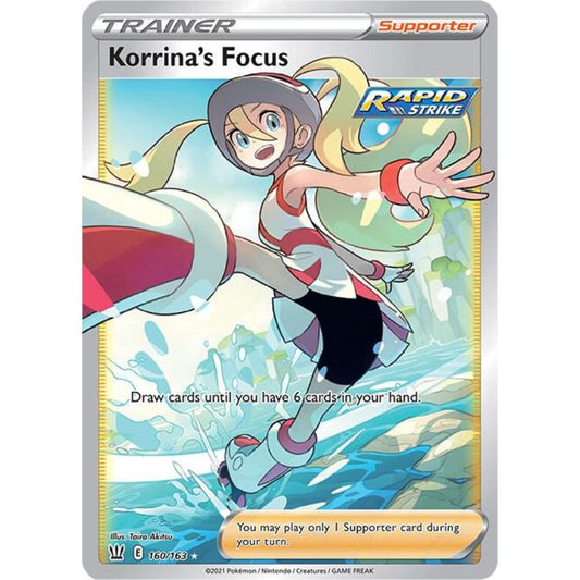 Korrina's Focus 160/163 Full Art Battle Styles NM