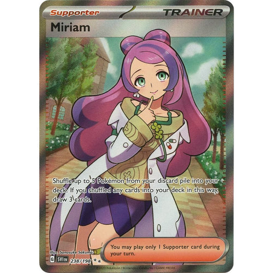 Miriam 238/198 Full Art Scarlet & Violet Base NM
