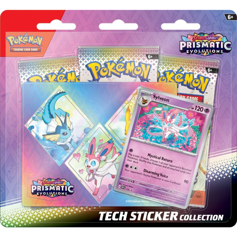 Prismatic Evolutions Tech Sticker Collection PRE ORDER