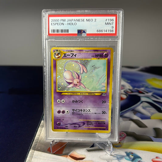 Espeon Holo #196 Neo 2 Japanese PSA 9