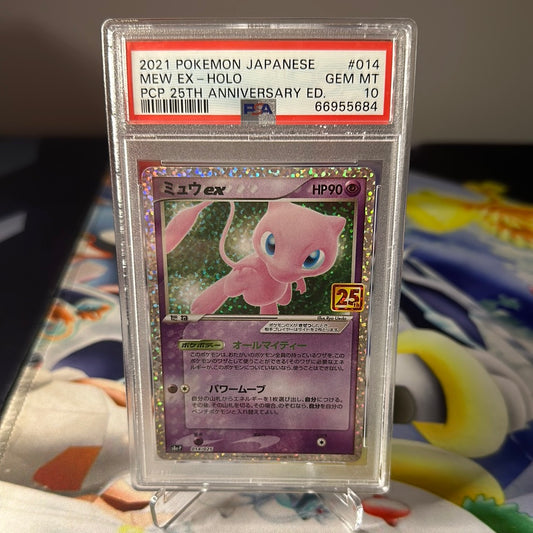 Mew ex 014/025 Japanese 25th Anniversary Edition PSA 10